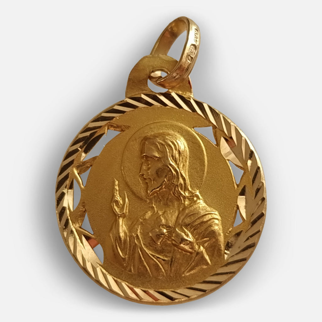 St mary pendant on sale gold