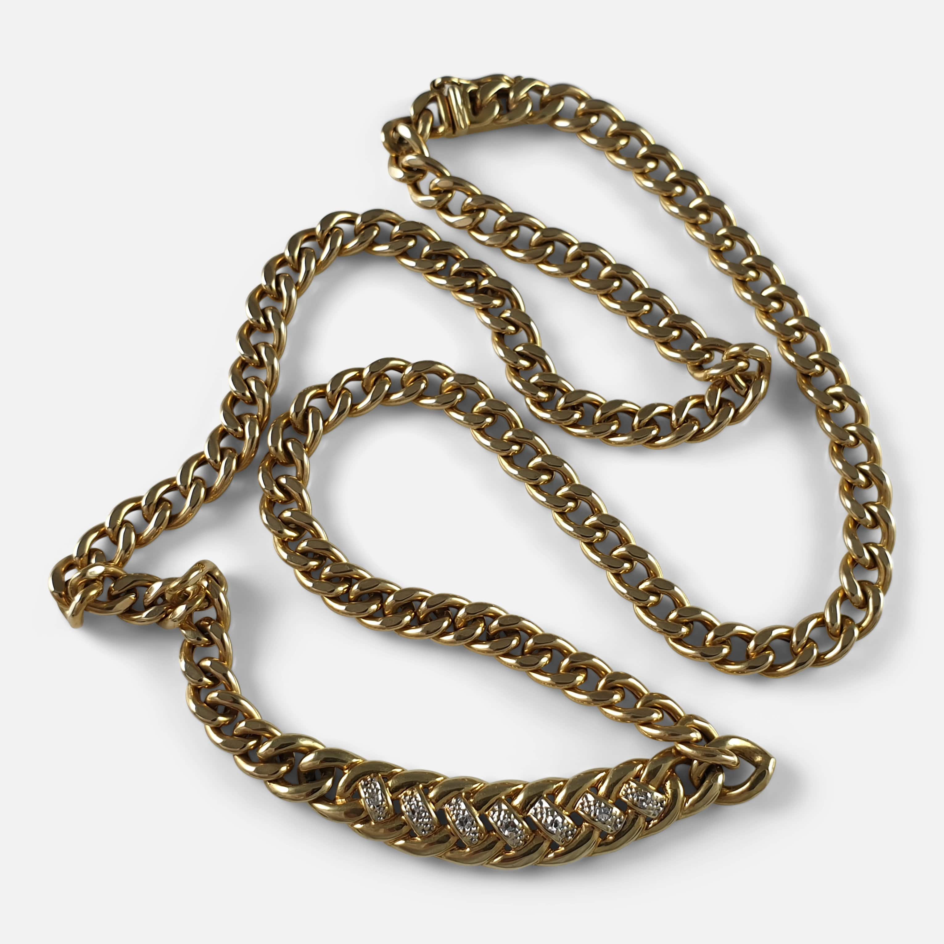 INOX 4mm Steel Diamond Cut Curb Chain Necklace NSTC1204-24 | Daniel  Jewelers | Brewster, NY