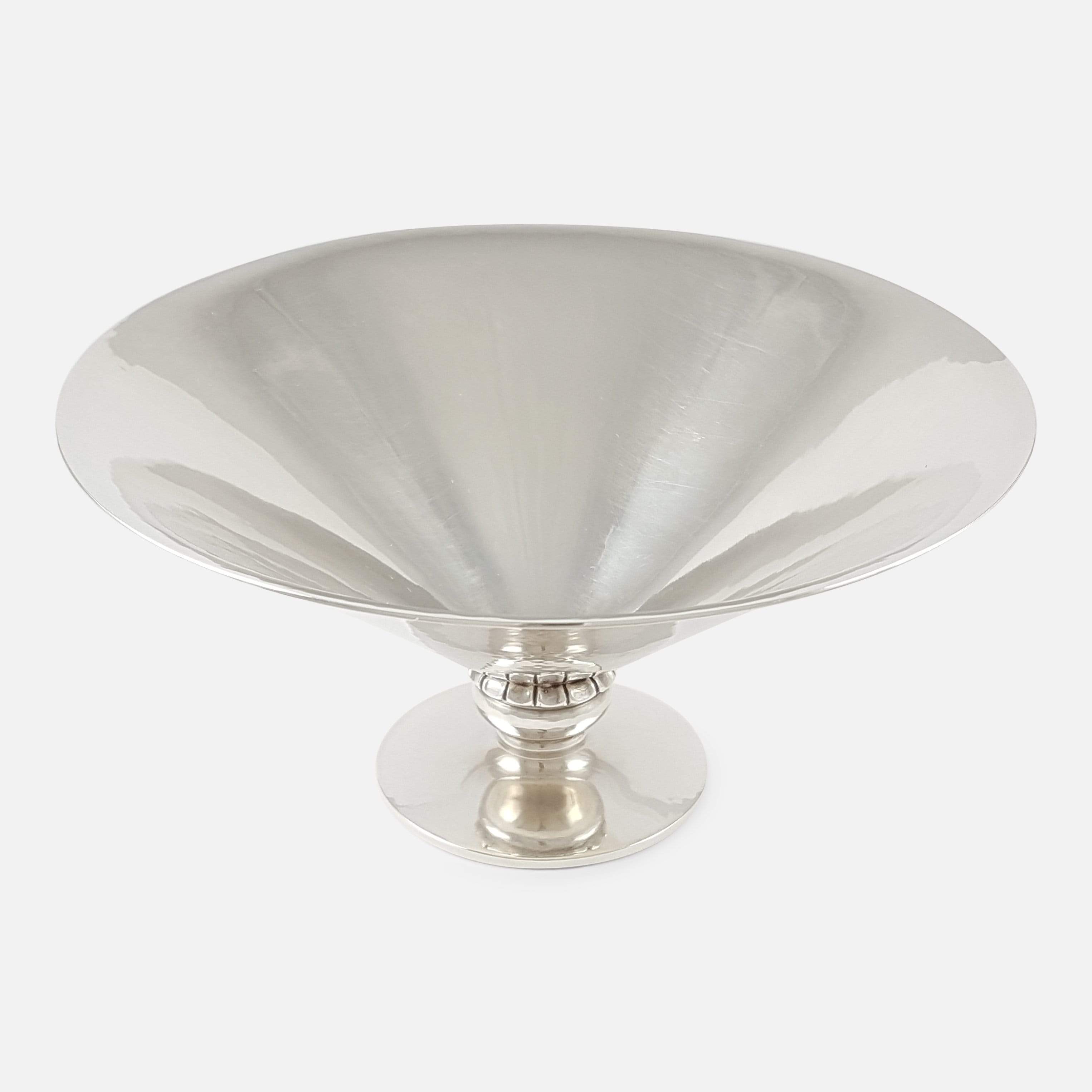 Georg Jensen Silver Bowl, Gundorph Albertus, 1936