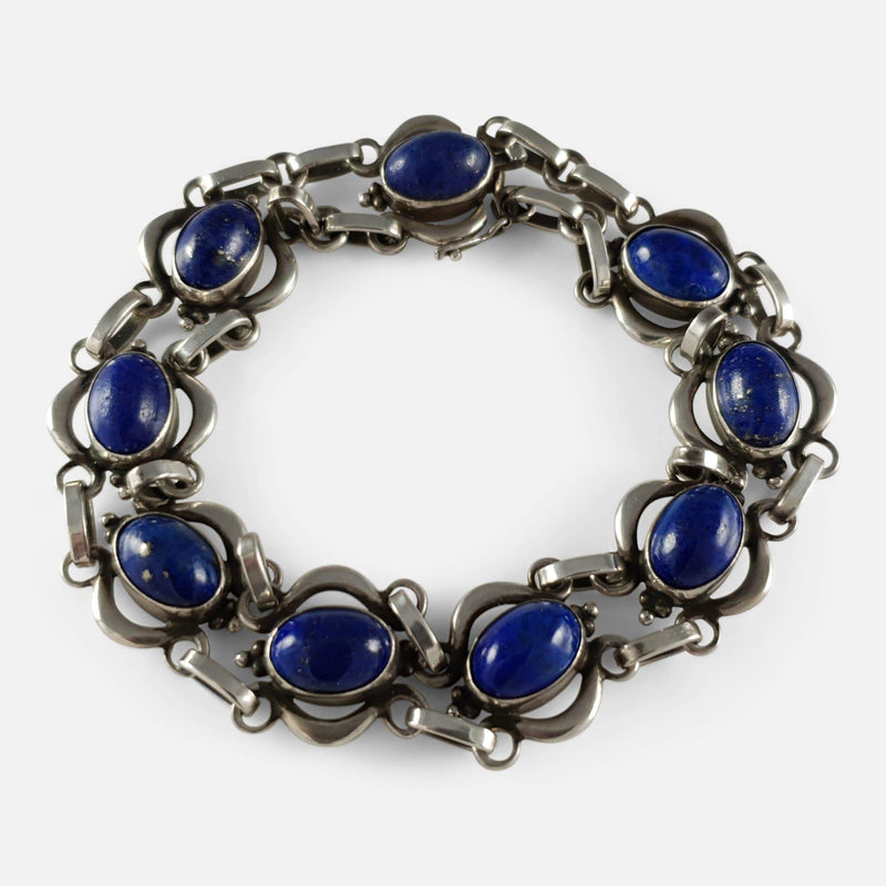 Lapis Lazuli Bracelet Paperclip Chain Bracelet Sterling Silver | Lapis  lazuli bracelet, Sterling silver bracelets, Handmade bracelets